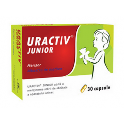 Uractiv Junior – Merisor (30 cps) – pentru sanatatea tractului urinar